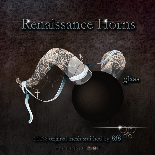 8f8 - Renaissance Horns - GLASS 