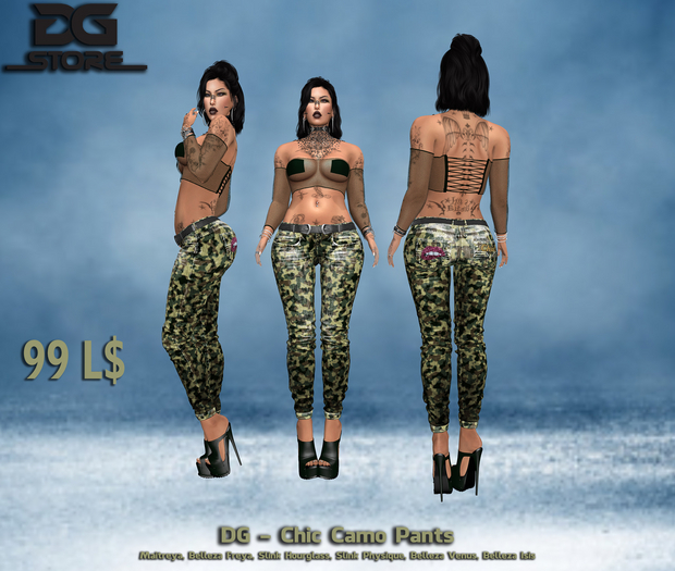 DG - Chic Camo Pants - Box