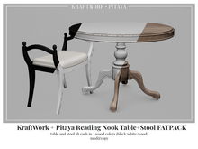 KraftWork + Pitaya .Reading Nook. Table and stool FATPACK *add*