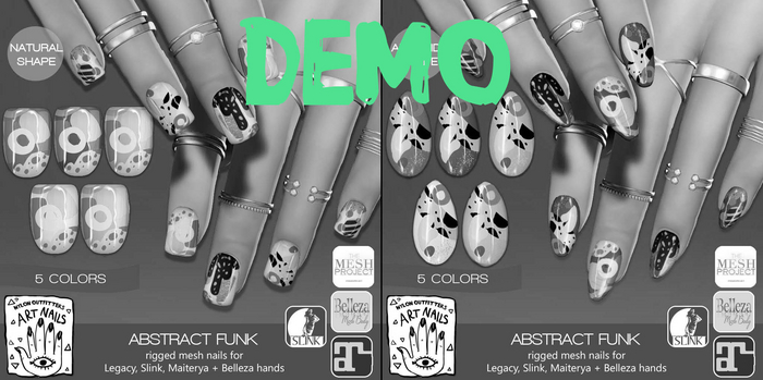(NO) Art Nails - Abstract Funk DEMO