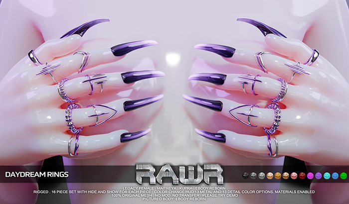 RAWR! Daydream Rings (add me)