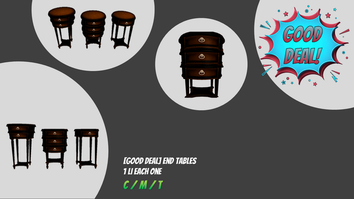 [GOOD DEAL] End tables. BOXED/ADD&TOUCH.