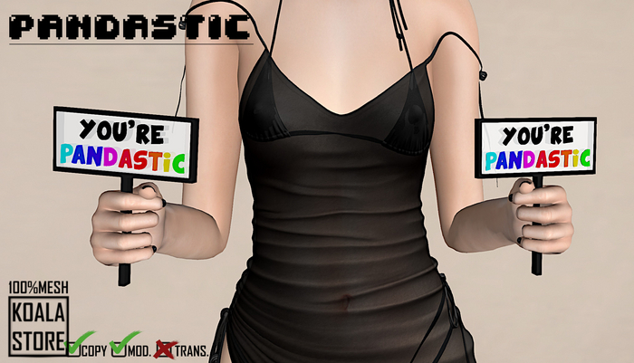 // KOALA STORE // You're Pandastic panel