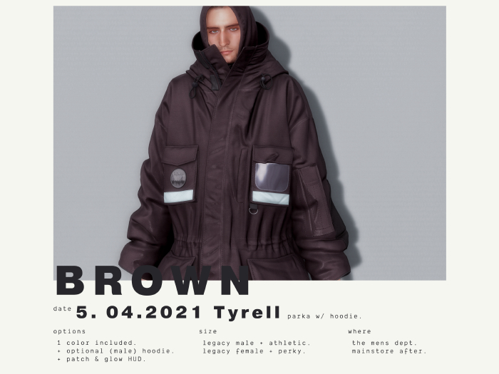 Hiemal - Tyrell Parka Brown (boxed)