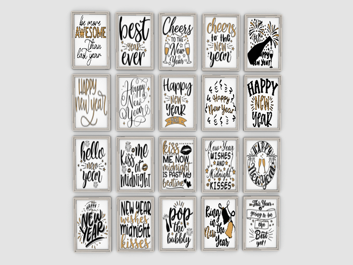 New year frames - Full Package