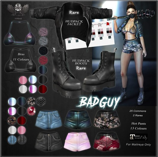 [The Forge] Bad Guy Bra, Red
