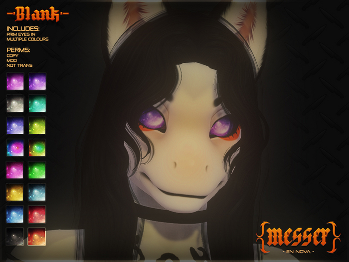 Eyes - Blank - Furry Friendly