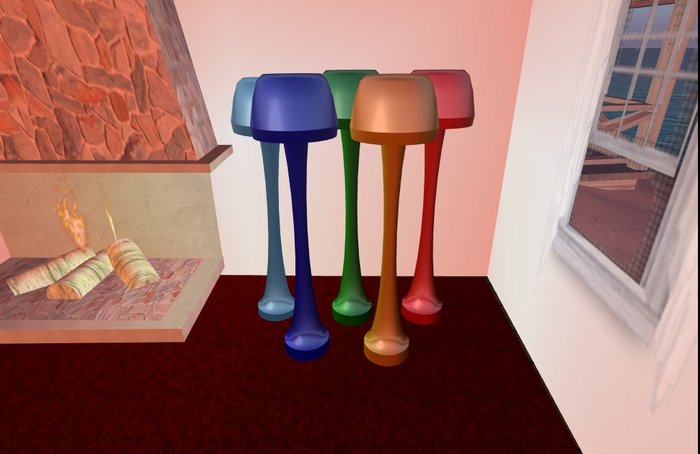 Red Touch Lamp