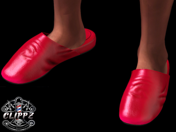 CLIPPZ Daddy Slippers - RED