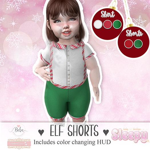 Sleepy. Elf Shorts 