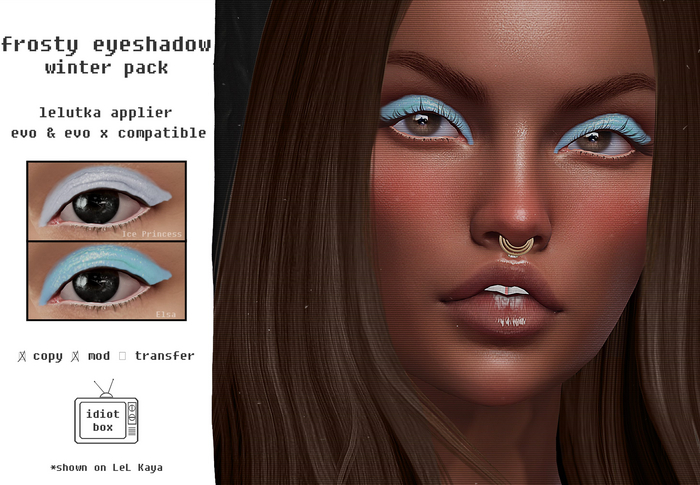 [ idiot box ] Frosty Eyeshadows: Winter -LeL X (group gift)