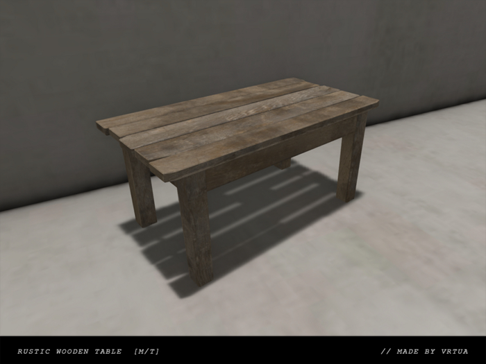 Rustic Wooden Table