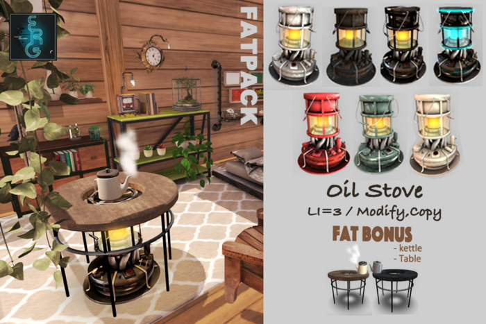 (:ERG:)Oil Stove -FATPACK