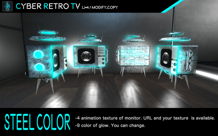 (:ERG:)Cyber Retro Tv -Steel