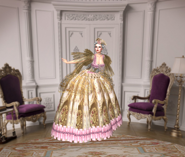 Adl Alta Moda Party In Versailles Gold