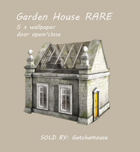 02 - 8f8 - Storyteller's Burrow - Garden House BAG *** RARE