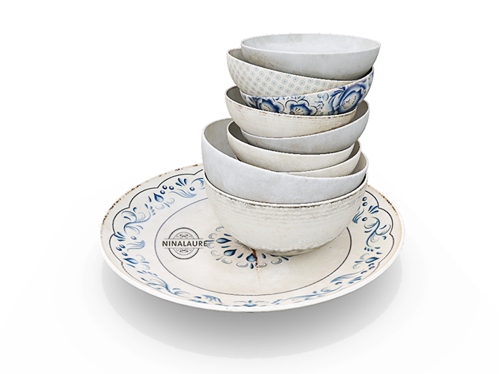 Nutmeg | Farmhouse Kitchen | Round Bowl Stack