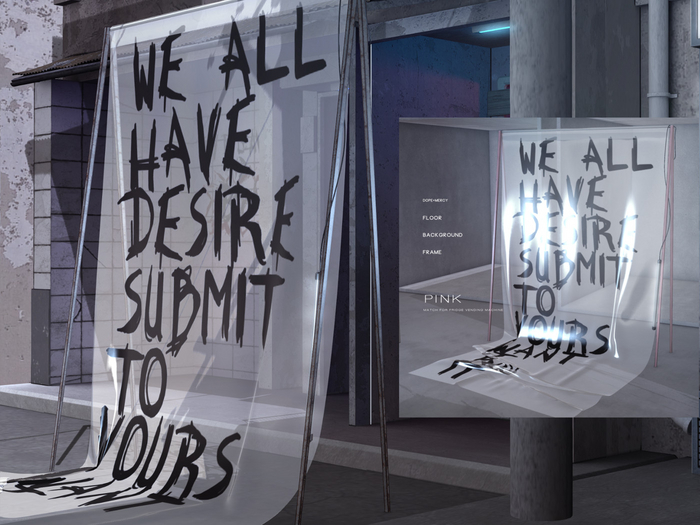 [Dope+Mercy] Floor Background Frame_Pink