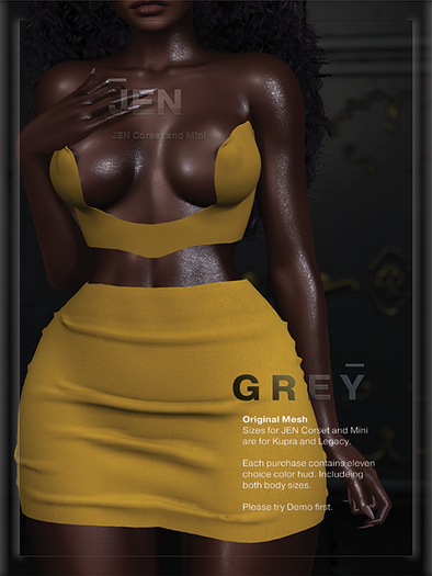 G R E Y_ JEN Corset & Mini Pack (ADD ME)