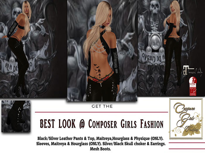 !CGF-*Elektra*Leather Pants Outfit