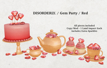 DISORDERLY. / Gem Party / Red