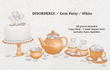 DISORDERLY. / Gem Party / White