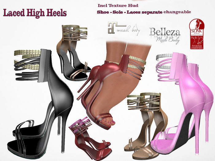 Laced High Heels