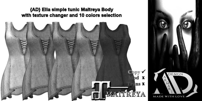 {AD} Ella simple tunic (Maitreya)(Add Me) 5 Minutes Demo