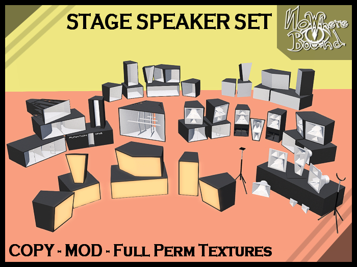 Stage Speakers Megapack, Funktion one (Tintable)