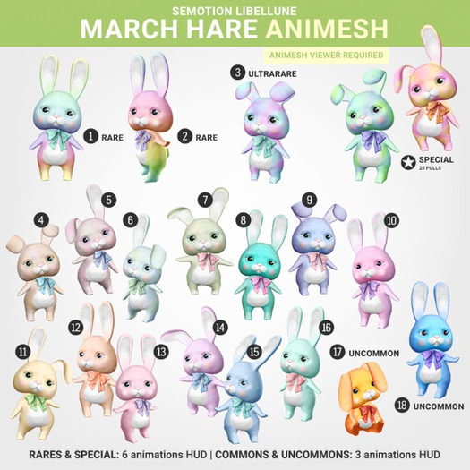 SEmotion Libellune March Hare Animesh #17 UNCOMMON