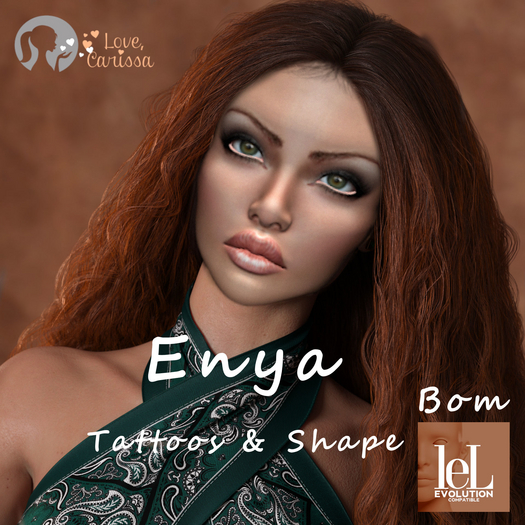 Second Life Marketplace - LC Skins Enya Lelutka Evo Bom (Box)