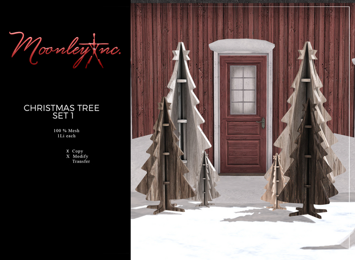 Moonley Inc. - Christmas Tree 1 Set