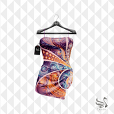 Odette - Iris Mini Dress Purplemix