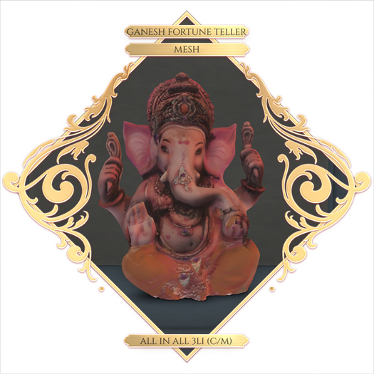 Studio Craft * Ganesh Fortuneteller Pink (BOX)