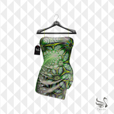 Odette - Iris Mini Dress Greenmix
