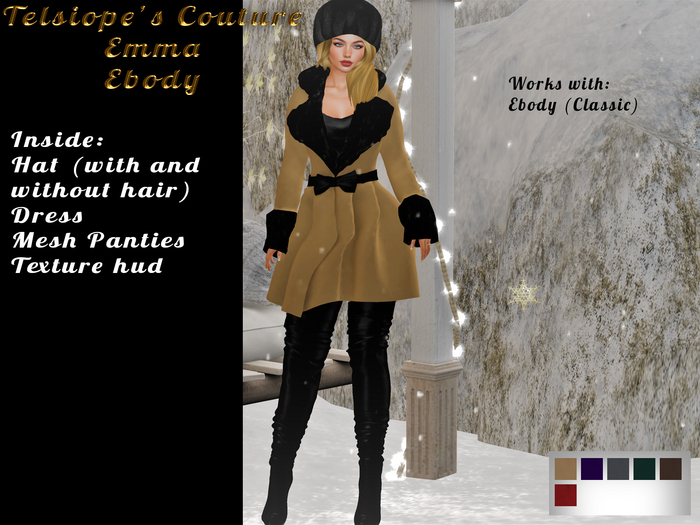 Telsiope's Couture Emma ebody