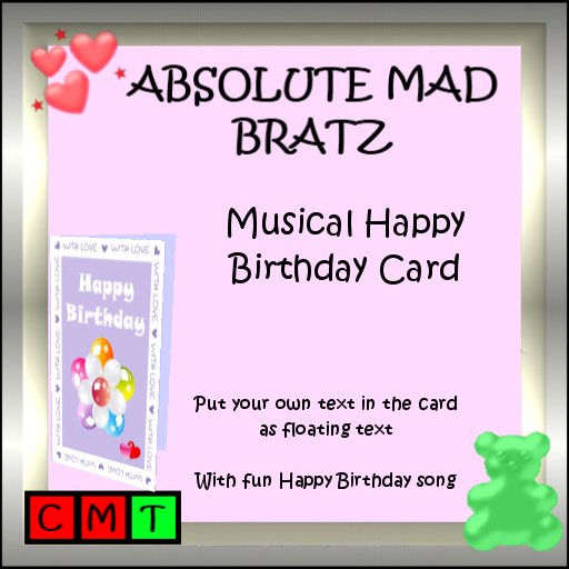 Musical Card Happy Birthday 4