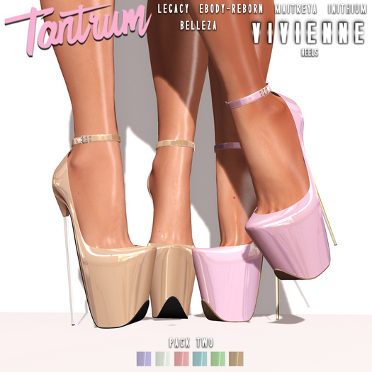 Tantrum - Vivienne Heels - Pack Two 