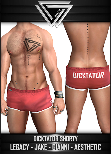 B.GAB*EMOTION SHORTY "DICKTATOR"