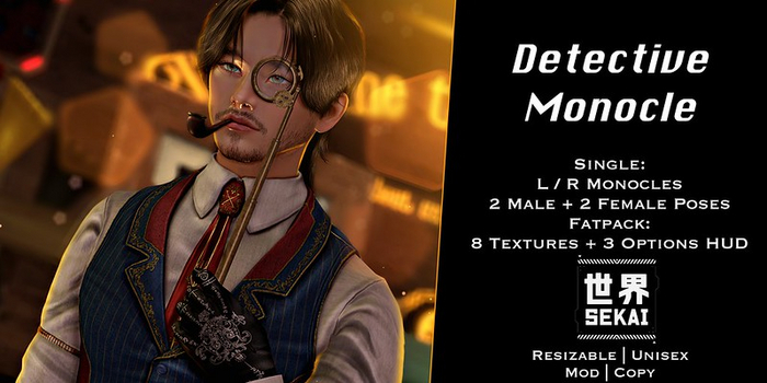+SEKAI+ Detective Monocle - [Purple]