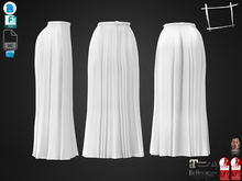 Dae Obj FBX For Long Ruffled Skirt With Belt Maitreya, Slink (Physique,Hourglass), Belleza, Legacy