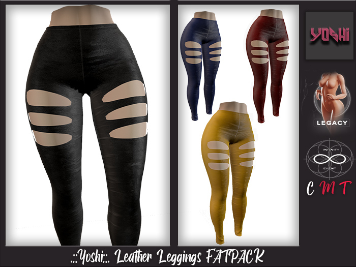 *Promo*.::Yoshi::. Leather Leggings FATPACK