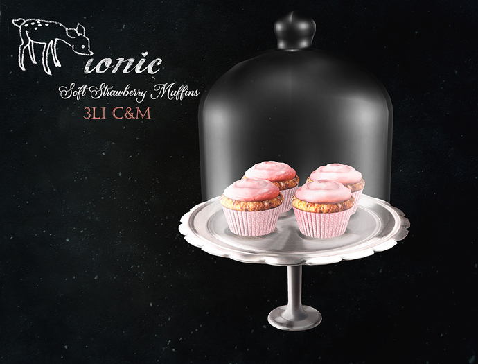 ionic : Soft Strawberry Muffins