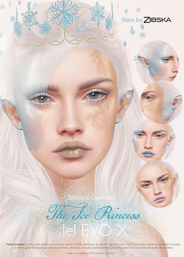 DeeTaleZ *SKINS - SPECIAL* lel EVOX - TheIcePrincess - Skintone: CELTIC