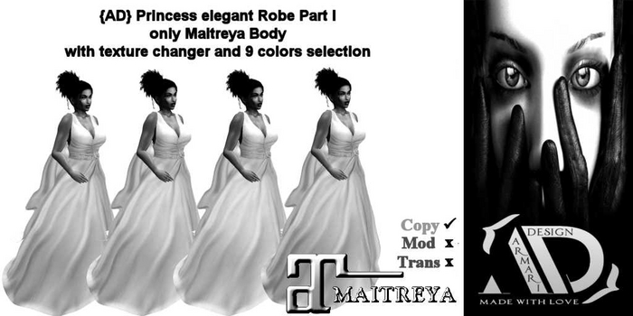 {AD} Princess elegant Robe (Maitreya)1(Add Me) 5 Minutes Demo