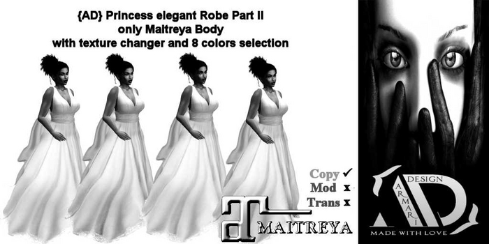 {AD} Princess elegant Robe (Maitreya)2(Add Me) 5 Minutes Demo