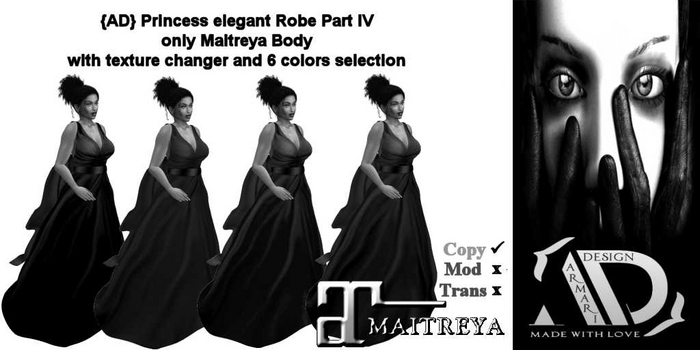 {AD} Princess elegant Robe (Maitreya)4(Add Me) 5 Minutes Demo