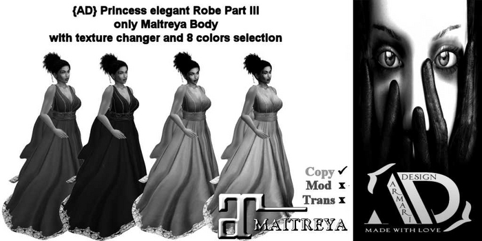{AD} Princess elegant Robe (Maitreya)3(Add Me) 5 Minutes Demo