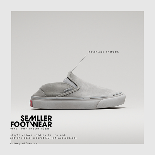 Semller - Worn Skater Slips Off-White (add)