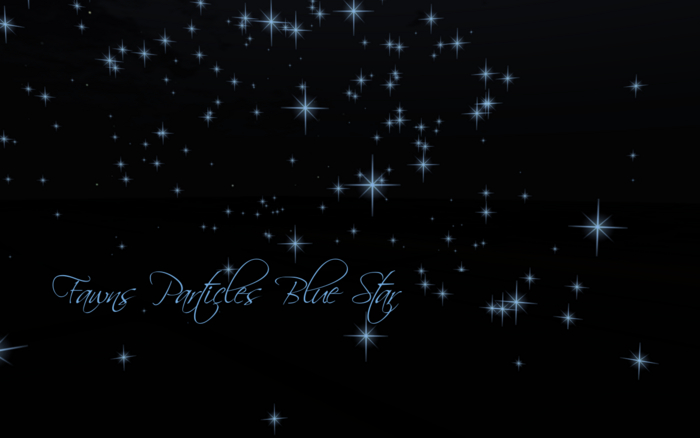 *•FaNtAsY FX Particles•*Fawns Particles Blue Star